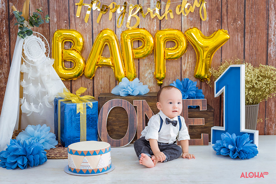 album ảnh bé kiệt sinh nhật 1 tuổi